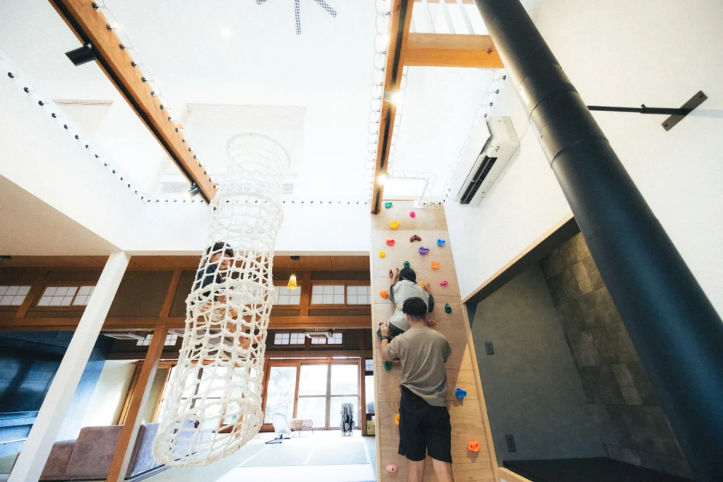 遊んでいるところ