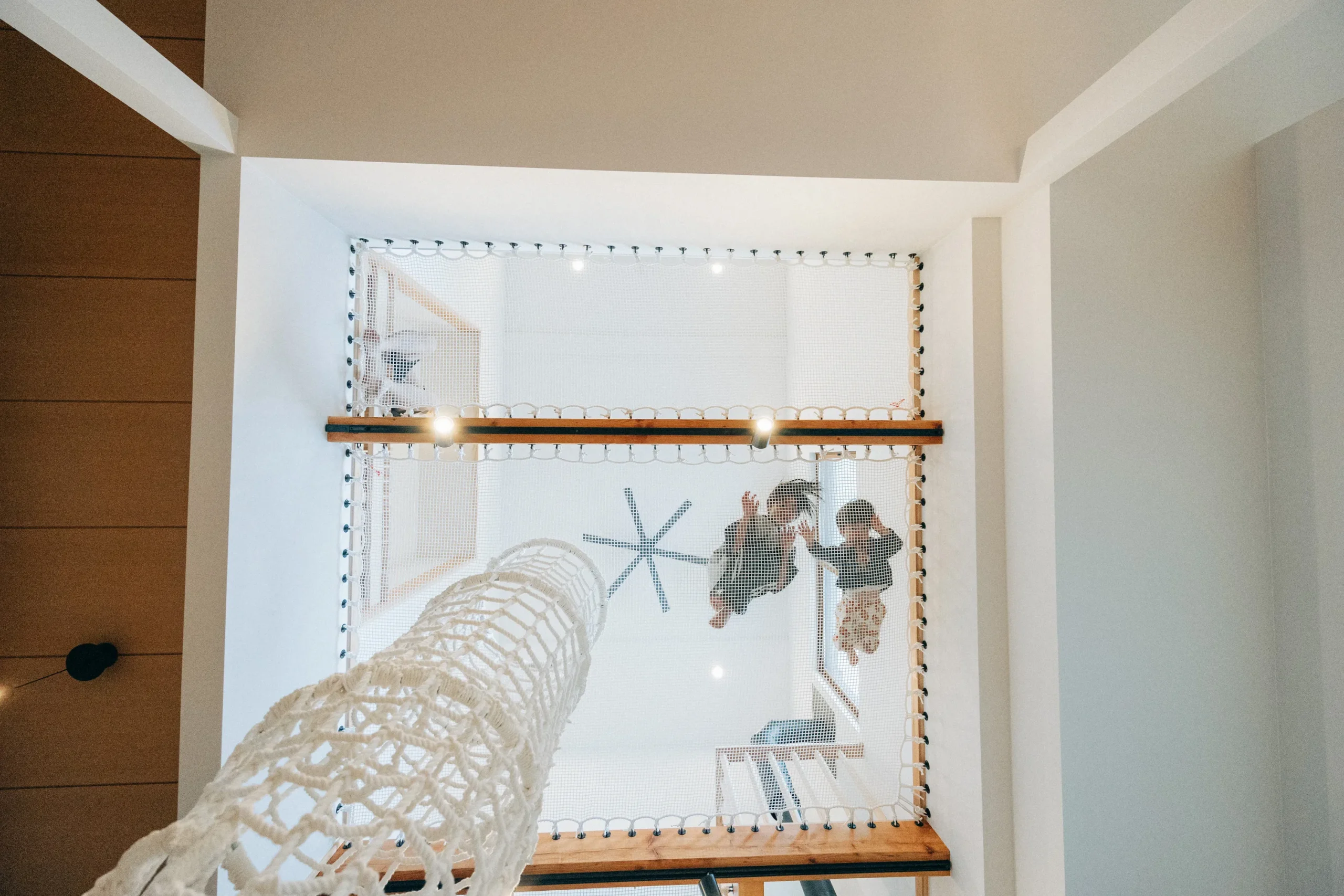 室内アスレチックの写真